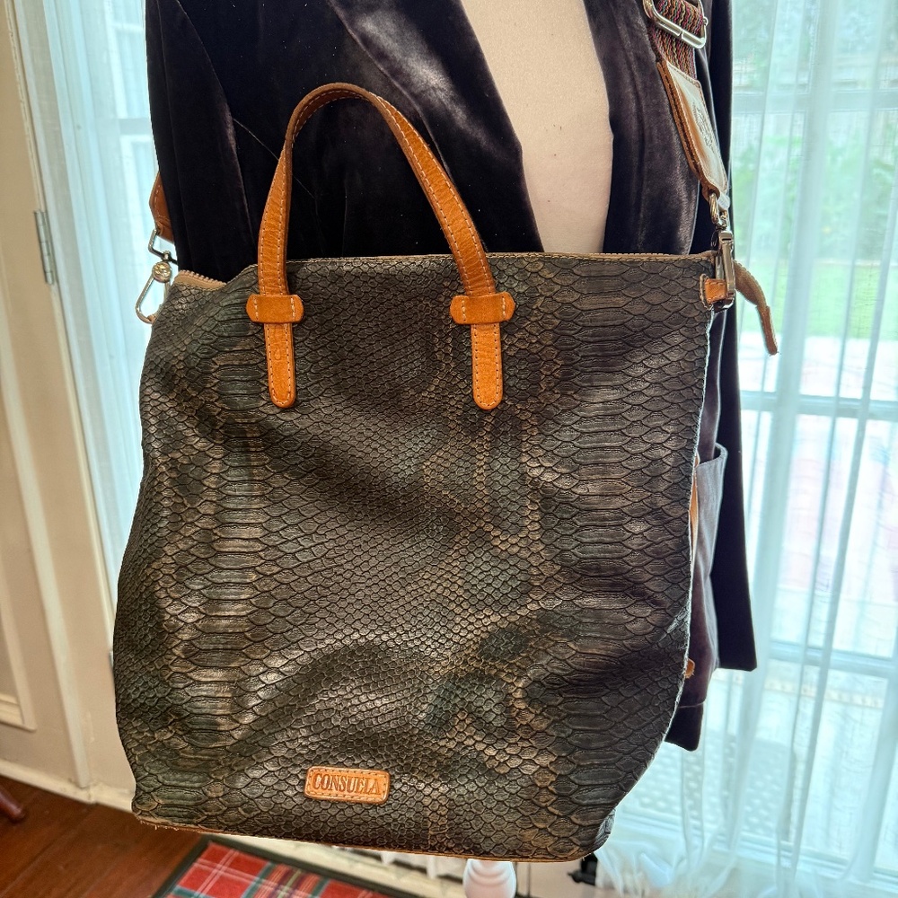 Consuela Rattler Sling Bucket Bag